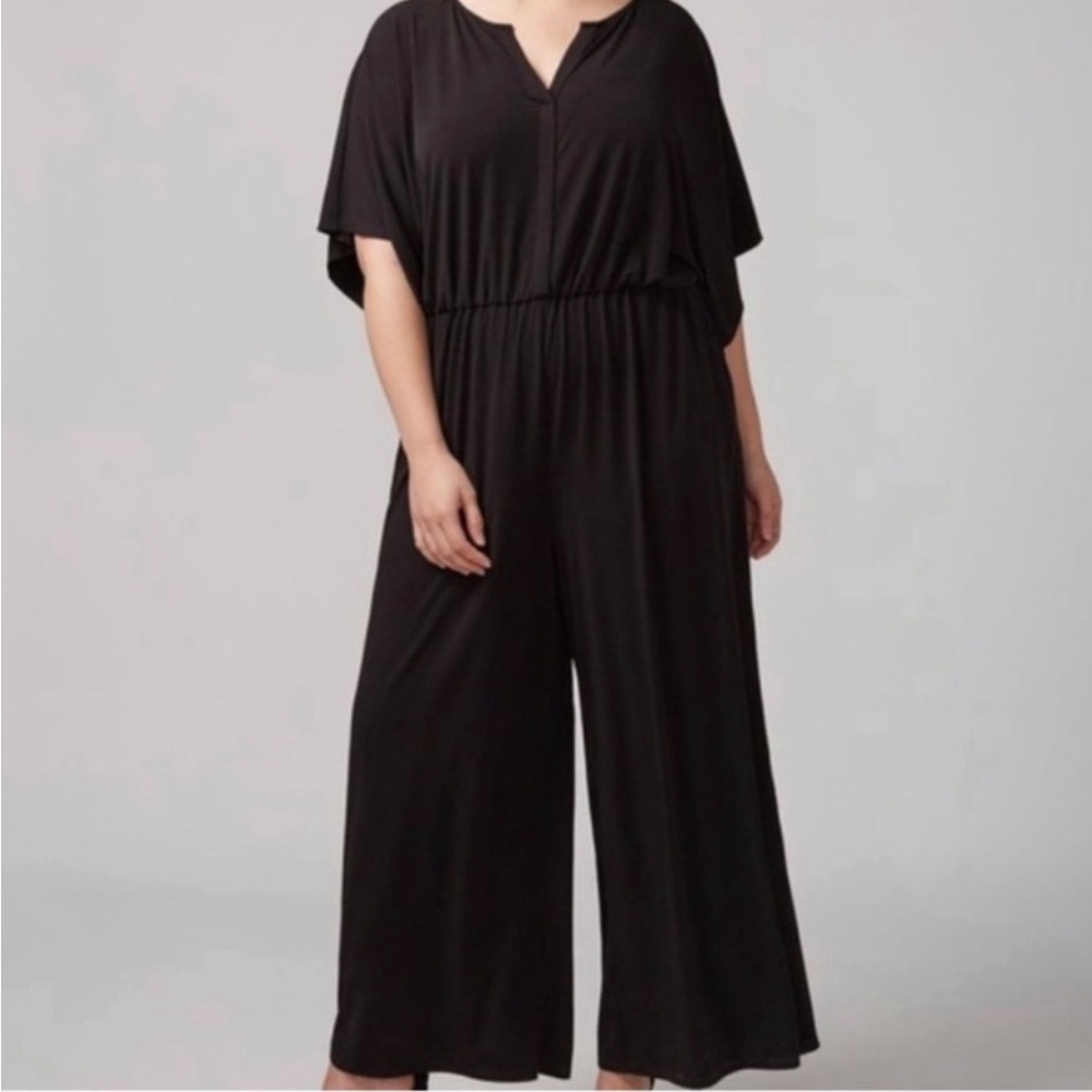 Lane Bryant size 22/24 Black Wide Leg Jumpsuit